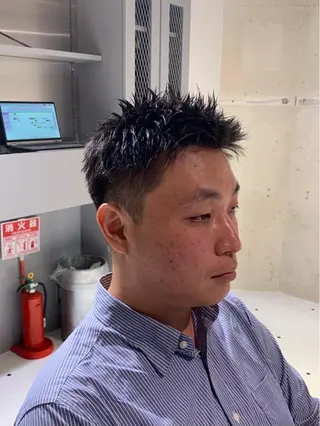 ショート メンズ メンズカット 大畑公平のヘアスタイル