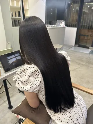 ロング パーマ ハイトーンカラー が絶対可愛い✨泰聖✨のヘアスタイル