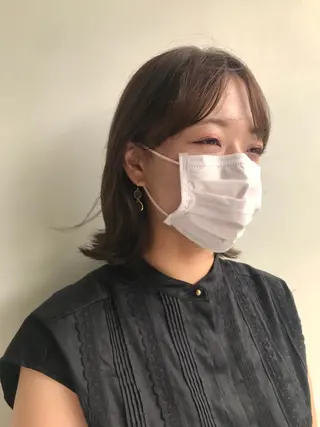 ミディアム 🍃YURI 🍃のヘアスタイル