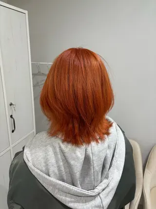 ミディアム カラー piLLon mayuのヘアスタイル