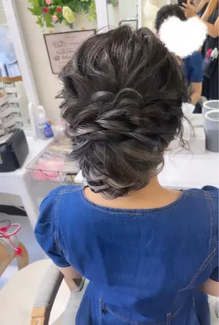 ヘアアレンジ ヘアセットサロン ココのヘアスタイル