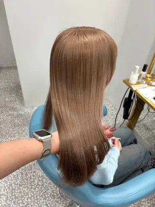 ロング カラー 透明感カラー Nau🎀のヘアスタイル