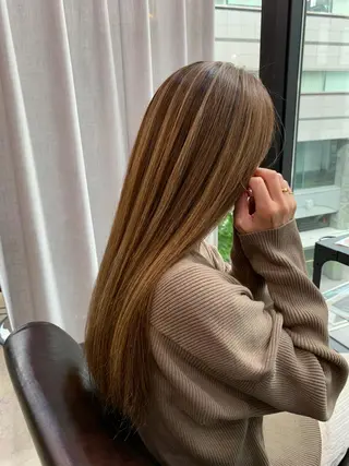 ロング カラー 髪質改善 Daisukiのヘアスタイル