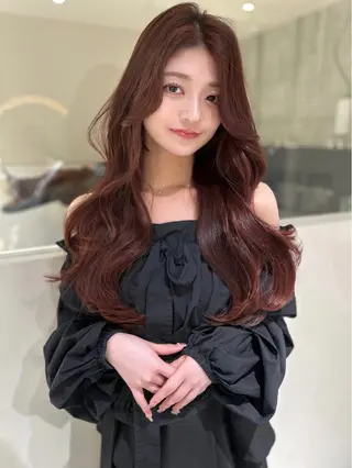 ロング カラー 《髪質改善✖️オリー ブ🧸》小嶋拓也のヘアスタイル