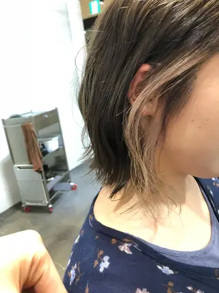 ミディアム 中野 恵脩のヘアスタイル