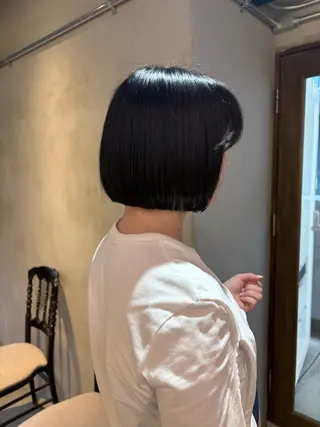 ショート とびまつ /ショート/脱白髪染のヘアスタイル