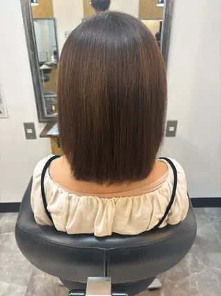 ミディアム 齋藤 優太朗のヘアスタイル