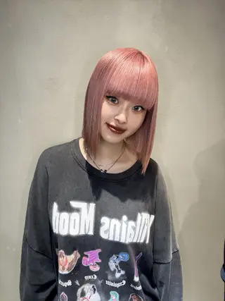 ミディアム カラー TaNa. 笑南(えみな)のヘアスタイル