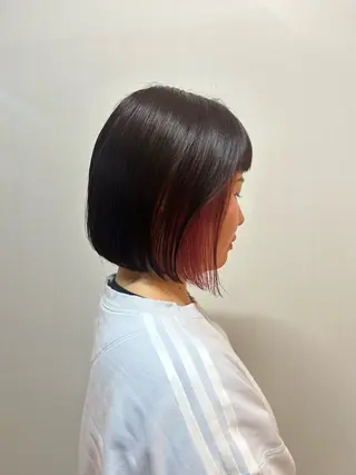 ミディアム 嶋田 和花のヘアスタイル