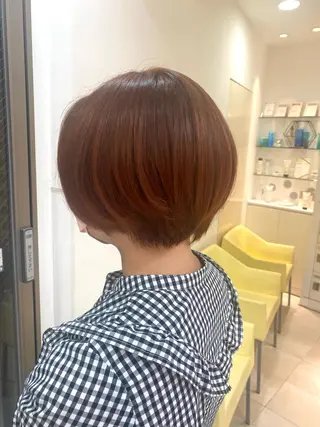 ショート 透明感カラー💜艶髪 sayakaのヘアスタイル