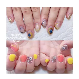 ショート ネイル 🐾enen style 🐾のネイルデザイン