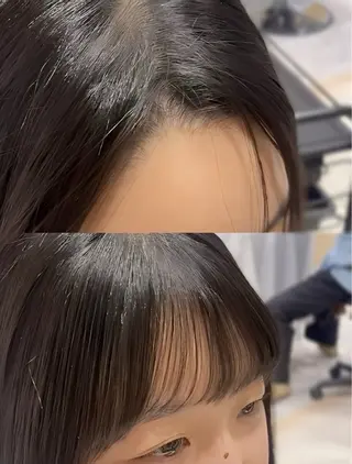 パーマ レイヤー/小顔前髪 🤍wakaのヘアスタイル