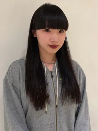 ロング Riko/ カットモデル募集❤︎のヘアスタイル