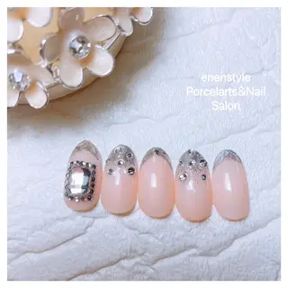 ミディアム ネイル 🐾enen style 🐾のネイルデザイン