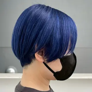 カラー Yoshiいろあそび 八王子/ハイトーンのヘアスタイル