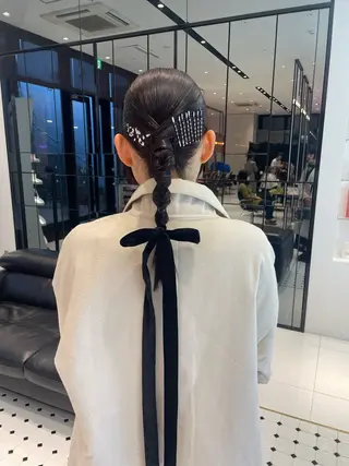 ロング ヘアアレンジ 【韓国❤️海外ヘア】 AYAKAのヘアスタイル