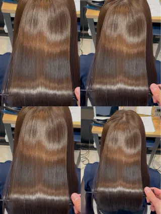 ロング カラー 🇰🇷失敗履歴再生 髪質改善七星🇰🇷のヘアスタイル