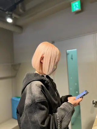 ショート ヘアアレンジ 💍透明感×韓流ハイ トーン💍RYUTAのヘアスタイル