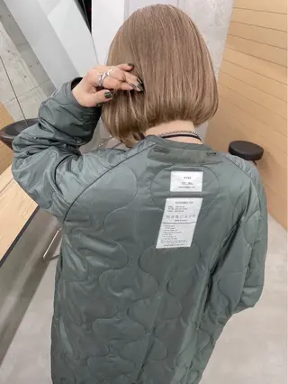 ショート カラー HAKU 津久野のヘアスタイル