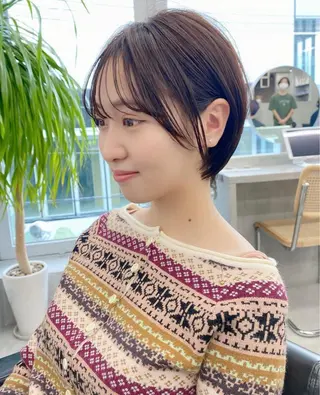 ショート カラー 👑ボブはお任せ ミヤノ👑のヘアスタイル