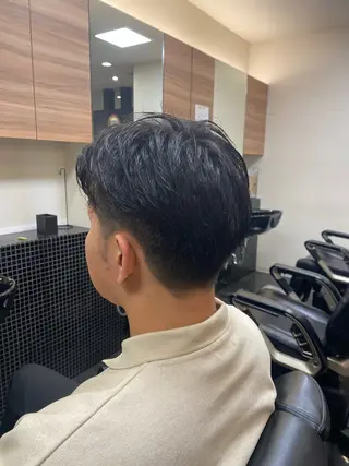 ショート メンズ メンズパーマモデル 大募集中のヘアスタイル