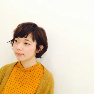 ショート パーマ Lagom なかだのヘアスタイル