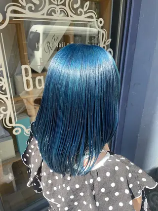 ミディアム カラー 小柳 夏美のヘアスタイル