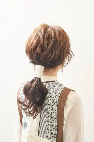 ミディアム Keeps 六本木1のヘアスタイル