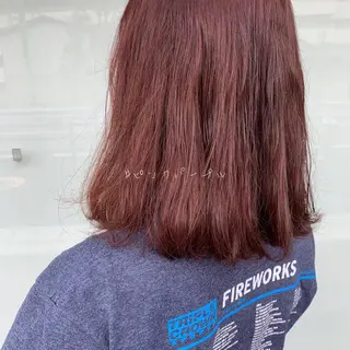 ミディアム レイヤー/艶髪カラー 森本くるみのヘアスタイル
