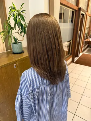 ロング 中村未夢🤍ブリーチ なしダブルカラー🤍のヘアスタイル