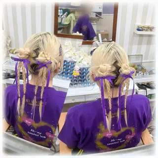 ヘアアレンジ ヘアセット 🤍AIRA🤍のヘアスタイル