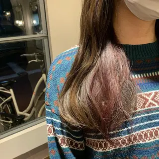 ロング カラー 韓国スタイル🇰🇷 annaのヘアスタイル