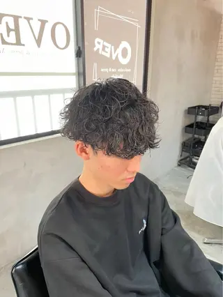 ショート ツイスパ/シャドウ 新井のヘアスタイル