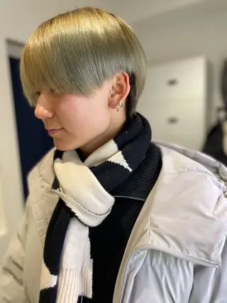 ショート メンズ 京都美容師 塩のヘアスタイル