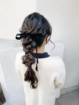 ヘアアレンジ KAI RIKAのヘアスタイル