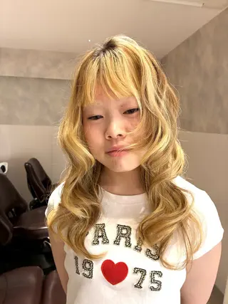 ロング アレンジ/縮毛矯正 FACE。ゆのんのヘアスタイル