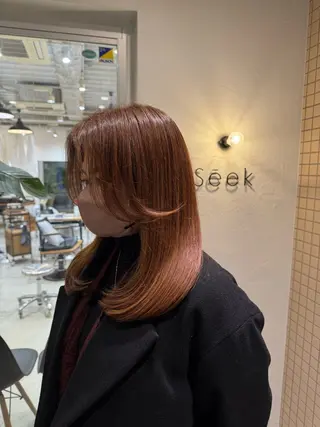 セミロング 🐋湊 ゆうき 🫧のヘアスタイル