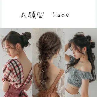カラー ヘアアレンジ 【骨格診断】佃 知南のヘアスタイル