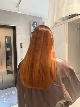 ロング 松岡 莉瑚のヘアスタイル