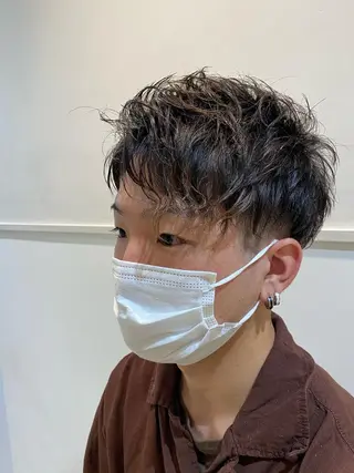 ショート パーマ メンズ 似合う髪型見つけます AYAKAのヘアスタイル