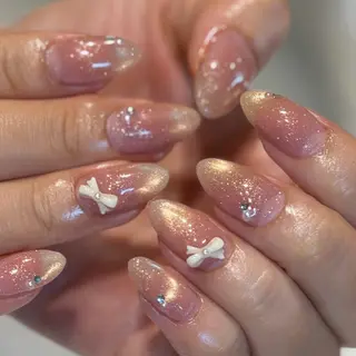 ネイル yume 🎀大人ガーリー🎀のネイルデザイン