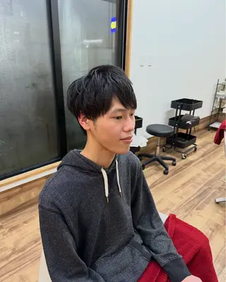ショート メンズ 艶髪カラー/髪質改善 細貝 舞利のヘアスタイル