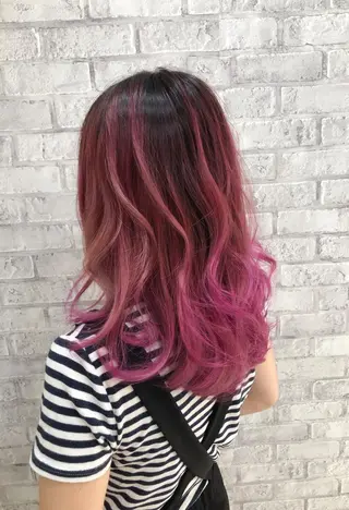 ミディアム カラー ヘアアレンジ 秋山 幸太のヘアスタイル