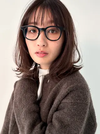 ミディアム 表参道美容師 ぶんじのヘアスタイル
