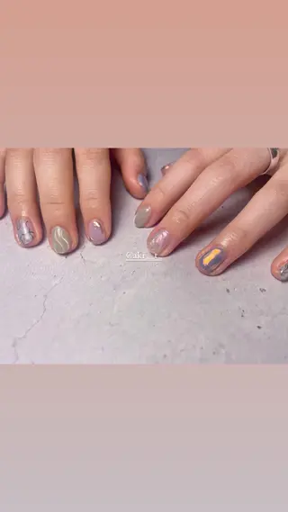 ネイル tliengle ［ﾄﾘｱﾝｸﾞﾙ］のネイルデザイン