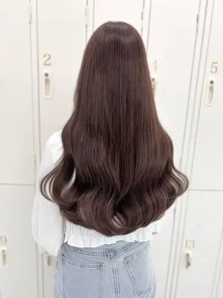 ロング カラー 盛れる顔周り🤍渋谷 Risa🎀のヘアスタイル