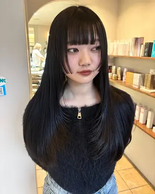 ロング ブリーチなしWカラー /SACHIKAのヘアスタイル