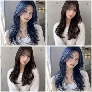 ロング カラー lua店 Yugo(河野有吾)のヘアスタイル