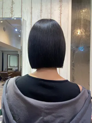 ミディアム 表参道/ボブカット 岩倉稜真のヘアスタイル