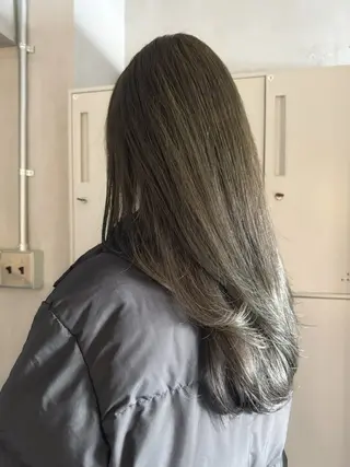 ロング カラー ヘアアレンジ 縮毛矯正特化 指名No.1shunのヘアスタイル